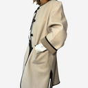 Abrigo crudo oversized