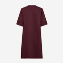 Vestido granate altura rodilla