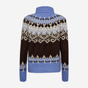 Jersey azul con greca
