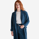 Abrigo largo de pana