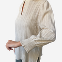 Blusa cuello con volante