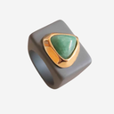 Anillo aventurina gris