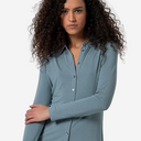 Camisa de bambú azul celeste