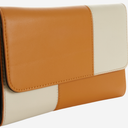 Bolso bicolor de piel