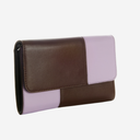 Bolso bicolor de piel