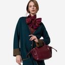 Bolso shopper efecto piel craquelada