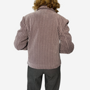 Chaquetón corto lila