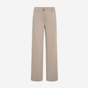 Pantalón recto gris topo