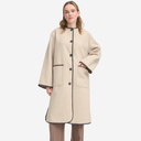 Abrigo crudo oversized