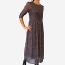 Vestido midi estampado