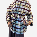 Chaquetón con cinturón