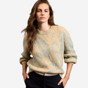 Jersey jacquard de punto suave