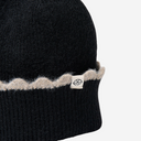 Gorro de tricot con detalle en contraste