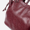 Bolso shopper efecto piel craquelada
