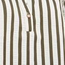 Camisa blanco roto y rayas verdes