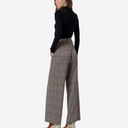 Pantalón recto de jacquard