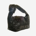 Bolso brillo asa nudo