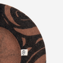 Boina de lana estampada