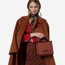 Bolso mini tipo shopper de punto