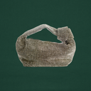 Bolso brillo asa nudo