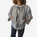 Chaqueta borreguito lazadas