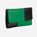 Bolso bicolor de piel