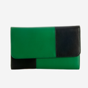 Bolso bicolor de piel