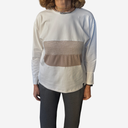 Camiseta rectángulo beige