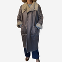 Abrigo doble faz borreguito