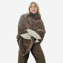 Capa/Poncho de pelo