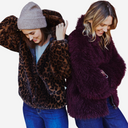 Abrigo piel sintética