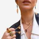 Anillo unakita pistacho