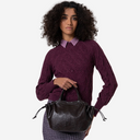 Bolso shopper efecto piel craquelada
