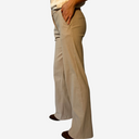 Pantalón beige efecto varillado