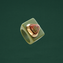 Anillo unakita pistacho