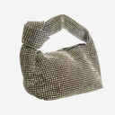 Bolso brillo asa nudo