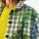 Chaqueta corta cuadros