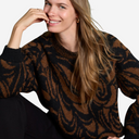 Jersey jacquard de punto suave