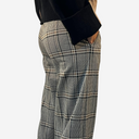 Pantalón recto de jacquard
