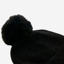Gorro pompón brillo
