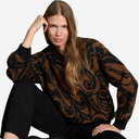 Jersey jacquard de punto suave