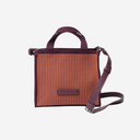 Bolso mini tipo shopper de punto