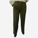 Pantalón recto verde