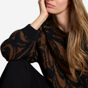Jersey jacquard de punto suave
