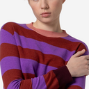 Jersey de rayas cuello redondo