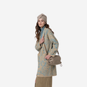 Turbante de tricot con nudo frontal