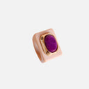 Anillo arena con ágata lila - Émolo