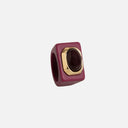 Anillo berenjena con granate - Émolo