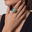 Anillo japonés flor verde - Surkana