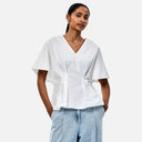 Blusa blanca estructurada - CKS